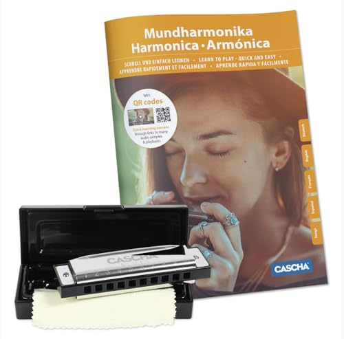 Cascha HH 1600 ES - Set blues armónica con manual en español