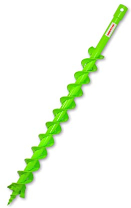 WERHE jordborr för borrmaskin, helstål 60 mm, dubbelaxel, stolpborr