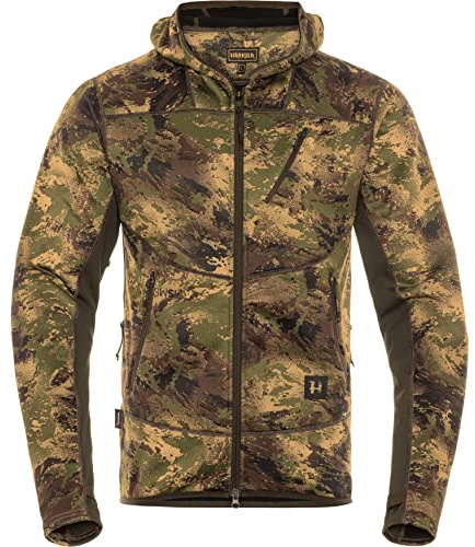 Härkila | Deer Stalker camo fleece hoodie | Professionelle Jagd Kleidung & Jagd Zubehör für Herren & Damen | Skandinavische Qualität Made to Last | AXIS MSP®Forest, XXL