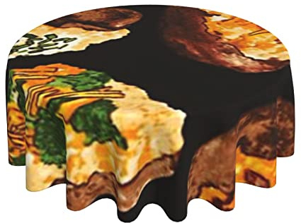 Mantel De Mesa Tengo Las Papas Cargadas De Munchies Resistente Manteles Simple Cubremesa 152Cm para Cocina Jardín Comedor