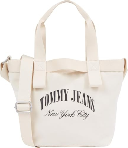 Tommy Jeans Damen TJW Hot Summer Mini Tote AW0AW16217, Beige (Natur), Beige (Natur), One Size