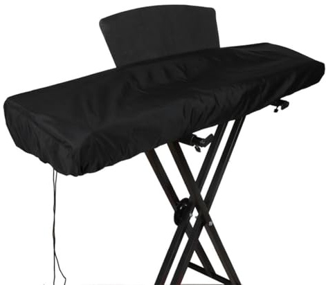 WeddHuis Custodia Pianola 88 Tasti, Estensibile, protezione dalla polvere, copertura per leggio, copertura per pianoforte elettronico, Staubdicht e Lavabile, Copri Tastiera