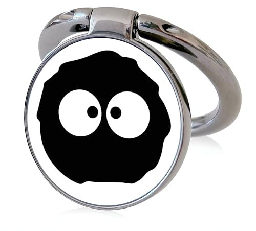 TOFINZO Finger Grip Holder - Universal Phone Stand Ring With Cartoon Design, Magnetic Car Mount for Smartphones and Tablets - Zinc Alloy Accessories