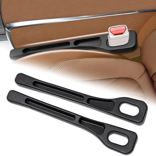 Bukuhlio 2 Stück Aufbewahrungsbox für Autositze, Autositz Gap Organizer Storage Box, Universal Auto Seat Gap Filler,Verhindert Herunterfallen von Gegenständen für Car Seat Gap (Schwarz)
