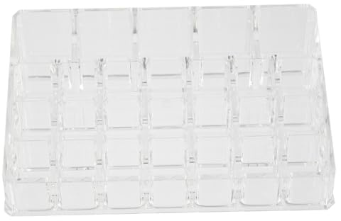 VALICLUD 26grids Desktop Lipstick Stand Lipstick Holder Cosmetic Organizer Storage Case for Home Supply Make up Holder Organizer