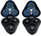 Testina di ricambio for rasoio, compatibile con Philips, Norelco serie 5000 S5070 S5110 S5077 S5080 S5420 S5100 lame da barba_A66K(2pcs)