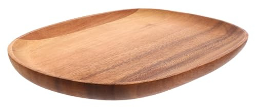 Alipis Acacia Wood Plate Japanese Style Serving Tray Food Serving Platter Snack Tray