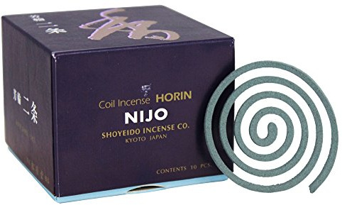 Shoyeido Incense Coils, Nijo (Avenue of the Villa) 1set