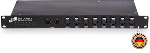 ETEC Professional 8 Kanal DMX Splitter/Booster 19 Veranstaltung Bühnenbeleuchtung Licht Party Disco Show DJ Event Show