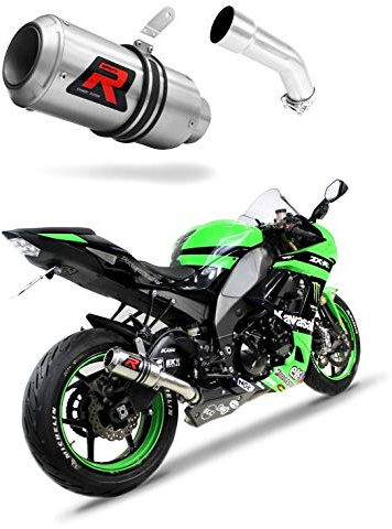 DOMINATOR ZX10R Marmitta Racing GP Exhaust Terminale di Scarico Silenziatore 2008 2009 2010