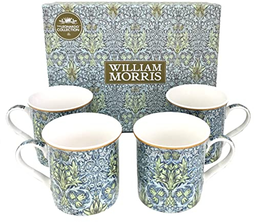 Lesser & Pavey Snakeshead Mugs Set of 4 for Coffee and Tea | Designer Printed Dining and Office Table Set | Premium Mugs, Cups, and Tabletops | Elegant Placemats, Coasters & Trays for Stylish Living