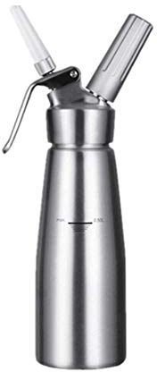 PPING Nata montada Dispensador de Crema de Acero Inoxidable Crema Batida contenedor Crema Botes Cargador de Crema dispensador Crema Batida de Crema latas 29.5X8,Square