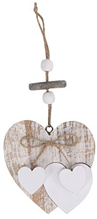 Colgante de Madera con Forma de corazón Creativo para Colgar en la Pared, decoración de la Puerta, decoración de Fiesta, para Boda, hogar, Marca y Nuevo