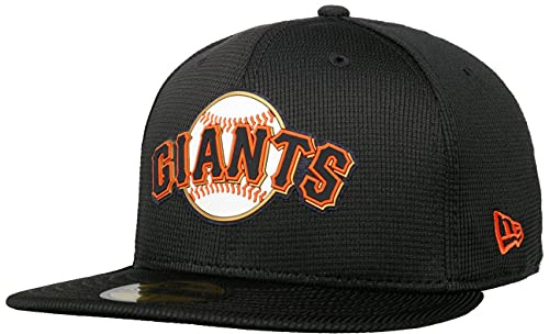 New Era 59Fifty Clubhouse Giants KepsEra Herrar - flat brim hatt basebollkeps fitted cap Sluten på baksidan, med skärm Vinter Höst Vår Sommar Sommar-Vinter - 7 3/4 (61,5 cm) svart