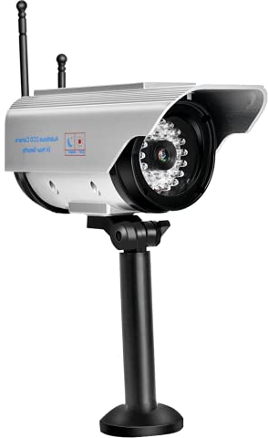 Dummy Fake Überwachungskamera, LED Ome Kamera Dummy Dome Kamera CCTV Dome Kamera Indoor Outdoor für Home Security Outdoor Indoor