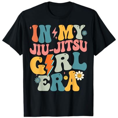 in My Jiu Jitsu Girl Era Groovy Jiu Jitsu Girls Retro T-Shirt