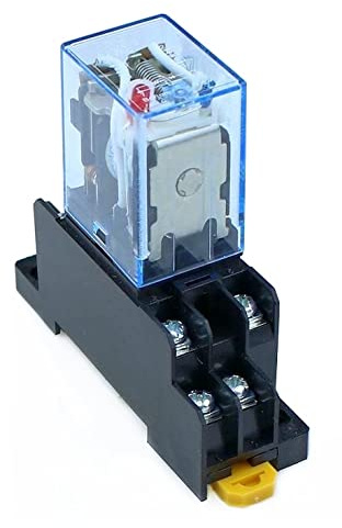 elektronischer Schalter 1Pcs Relais LY2NJ DC110V AC110V AC220V AC380V Kleines Relais 10A 8 Pins Spule DPDT mit Sockel (Size : AC 220V)