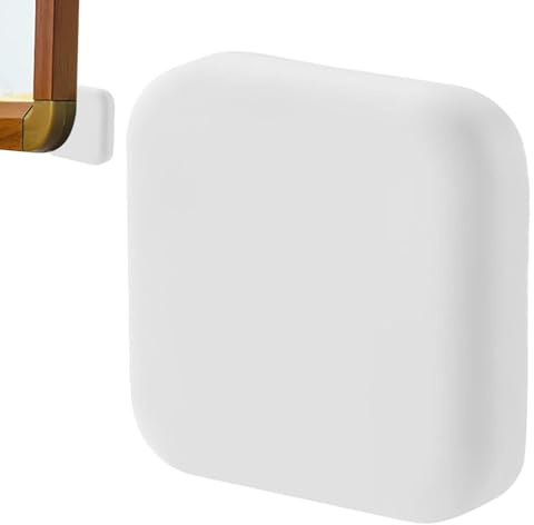 Protecteur mural d'arrêt de porte en silicone 5X, coussin de butée de porte carré collant pour mur, pare-chocs d'armoire anti-collision pour la protection des murs de l'école à la maison