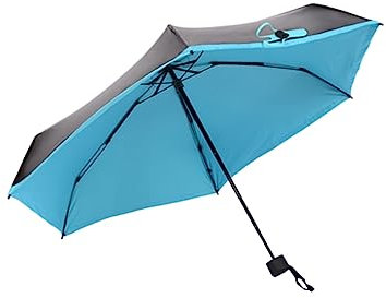 Mini Parapluie Pliable Anti-uv Cinq Plis, Protection Pluie et Soleil