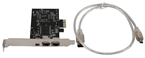 VIOPDER Tarjeta 1394 Firewire, PCIe 3 Puertos Tarjeta de ExpansióN 1394A Firewire, PCI Express a Controlador de Adaptador IEEE 1394 Externo