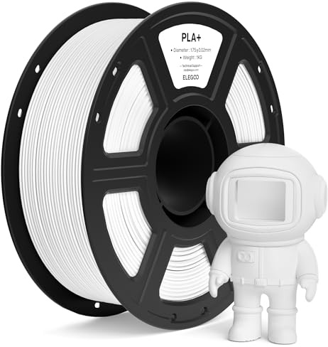 ELEGOO PLA+ Filamento 1,75mm Bianco 1KG