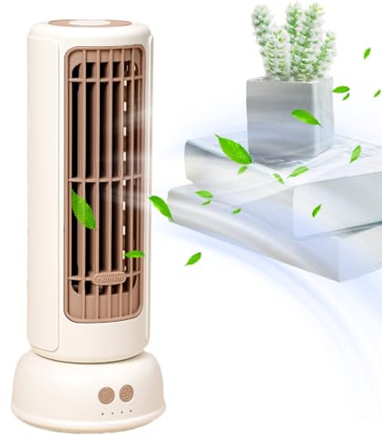 Oscillating Tower Fans - Bedroom Floor Fan - Powerful Ventilator with 3-Speed Settings Ventilator for Home Outdoor Nursery Living Dorm Room Camping Car Kitchen Basement Garage