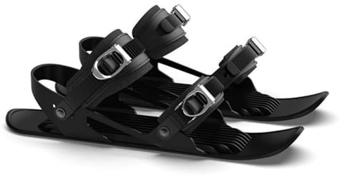 Adjustable Ski Shoes for Adults - Mini Ski Skates for Outdoor Skiing - One Size Fits All - Enhance Your Skiing Experience in Style