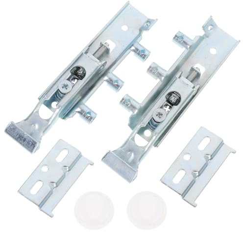 jojofuny Support Mural en Acier Galvanisé pour Placard – 1 Paire de Cintres Métalliques Invisibles pour Armoire Lourde – Kit Fixation Robuste pour Meubles Cuisine, Accessoires à Suspendre