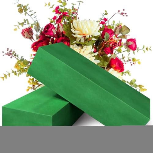 Wet Floral Foam - Premium Florist Foam Blocks for Fresh Flower Arrangements & Professional Flower Arranging | Stable Support for Wedding Decor, Bouquets, Events & Home Floral Displays