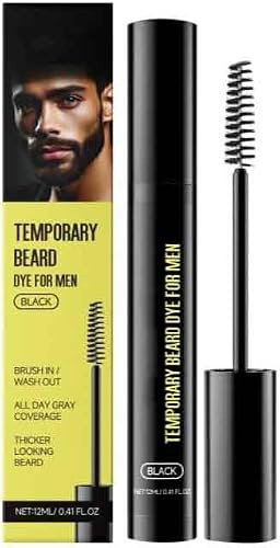 Long-Lasting Beard and Eyebrow Dye for Men, Ultimate Versatile Grooming Tool, Instantly Thicker Looking Beard, for a Fuller,Well-Defined Look, Easy to Use (1pcs)
