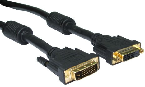 kenable DVI-D 24+1 Mâle Vers Femelle Deux link Plaqués Or d'extension Rallonge câble 2 m [2 mètre]
