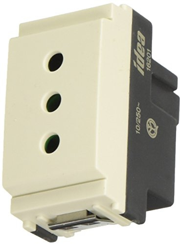 Vimar 16201.B Idea presa SICURY, 2P+T 10A, standard italiano, 1M, bianco