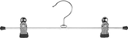 MAWA Kleiderbügel Clip K/D, 50 Stück (schwarz, 40 cm)