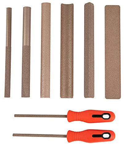 Fibre Glast - Perma-Grit - Fine Hand Tool Set - 8 Piece Set - Give a Hand-Finished Touch to Laminate Parts