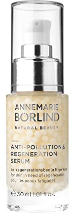ANNEMARIE BÖRLIND Anti-Pollution & Regeneration Serum 30 ml | Feuchtigkeitsspendendes Gesichtsserum, Schutz vor Umweltverschmutzung & Hautalterung, Strafft, Mildert Falten