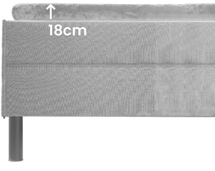 BaSaTex Plüsch Topper-Spannbetttuch, 180x200 cm, Grau | Plüsch PREMIUM, SUPER SOFT flauschiges Winter Spannbetttuch, Wärmend und Kuschelig