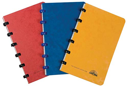 Atoma Classic Notizbuch, ft 10 x 16,5 cm, 120 Seiten, Kartonabdeckung, sortierte Farben 15 Stück