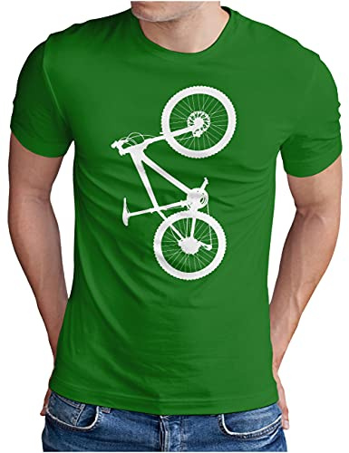 OM3® Hardtail Mountain Bike T-Shirt - Herren - Fahrrad MTB Bicycle Biking - S - 5XL