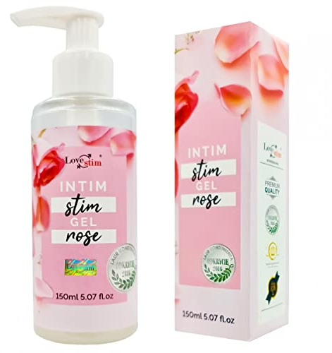 INTIM STIM 150ml 3in1 Gleitmittel auf Wasserbasis Rosenduft