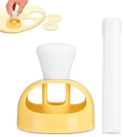 Donut Cutter, Donut Mold Cutter Donut Cutters for Frying Donut Hole Cutter Donut Maker Mold Fondant Cake Bread Desserts Bakery Mould