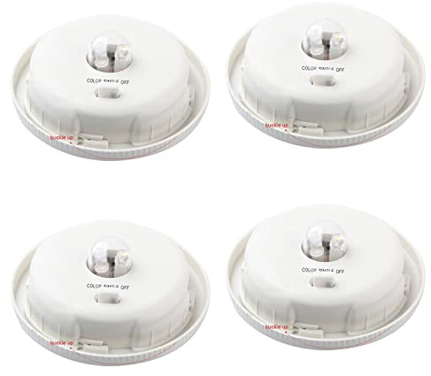 4 Stück Solarleuchten Gartenlampe,KINGCOO 8cm Ersatzoberteil mit LED Glühbirne Lampen Solarpanel Laternendeckel Ersatzteil für hängende Laternen Außen DIY Tischleuchten Terrasse Dekoration