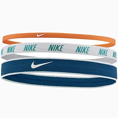 Nike Mixed Hairbands Bandana, Hell, Curry, Washed Teal, Marineblau, für Erwachsene, Unisex, Mehrfarbig (Mehrfarbig), Einheitsgröße
