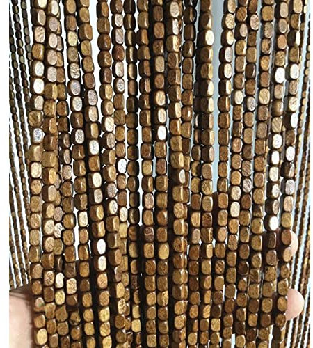 Bambus Türvorhang Holzperlen Vorhänge,Bambusvorhang Perlenvorhang Für Türen,Schrank Bildschirm Panel,Holz Perlen TüRen Vorhänge Hängen,als Raumteiler Dekoration,Anpassbar (60 strands (60x220cm))