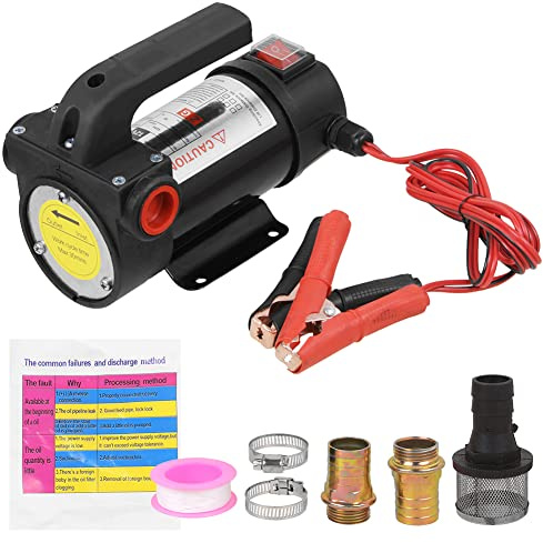 Bomba de transferencia de aceite diésel, bomba eléctrica de transferencia de combustible DC12V 260W, bomba de transferencia de combustible eléctrica de aceite diésel, extractor de combustible