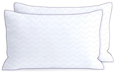 MOLCLCUY Bed Pillows King Size Set of 2,Hotel Collection Pillow for Side and Back Sleepers,Super Soft Down Alternative Microfiber Filled