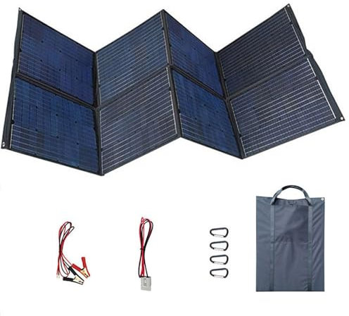 FANYING Panneau Solaire 500 W, Module Solaire Pliable pour Centrale électrique Portable, système Solaire de Module photovoltaïque pour Jardin extérieur, Balcon, Caravane, Camping,500W