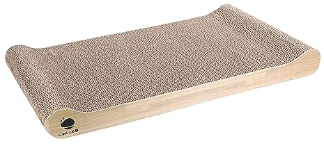 Cama rascadora para gatos, rascador de cartón, sofá para mascotas, extra grande, duradero, tabla rascadora para gatos de interior, centro de actividades para jugar