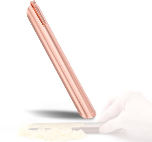 Table Crumb Sweepers for Servers Restaurant Bread Crumber Cleaner Stainless Steel for Tablecloth in Restaurants and Homes, Servers, Waitresses Tool Accessories(Rose Gold)