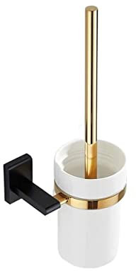 Scopino Wc Scovolino Bagno Wc Scopino E Supporto Per WC, Supporto Per Scopino Per Montaggio A Parete Senza Perforazione, Set Di Scopini Per WC Creativo Per WC Da Bagno Spazzolone Wc Accessori Bagno