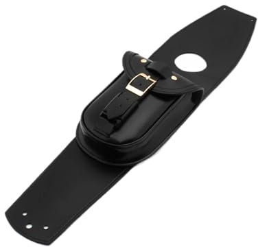 Aqxyhjk for R18 R 18 Classic Motorrad Tankrucksack Retro Leder Aufbewahrung Gepäck Sattel Anzahlung R18 Taschen Schwarz, 51688
